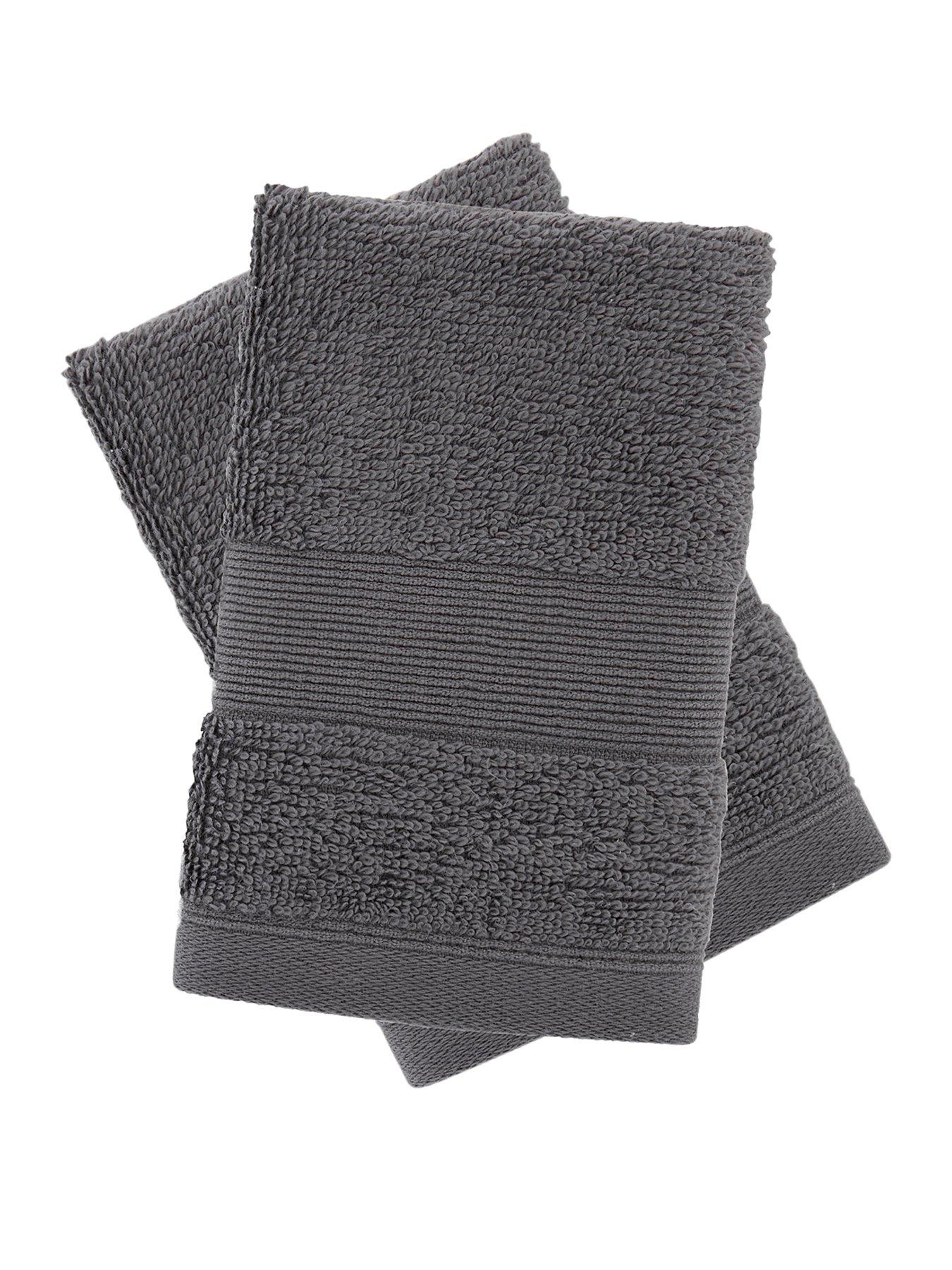 Catherine Lansfield Antibacterial Face Cloth Pair