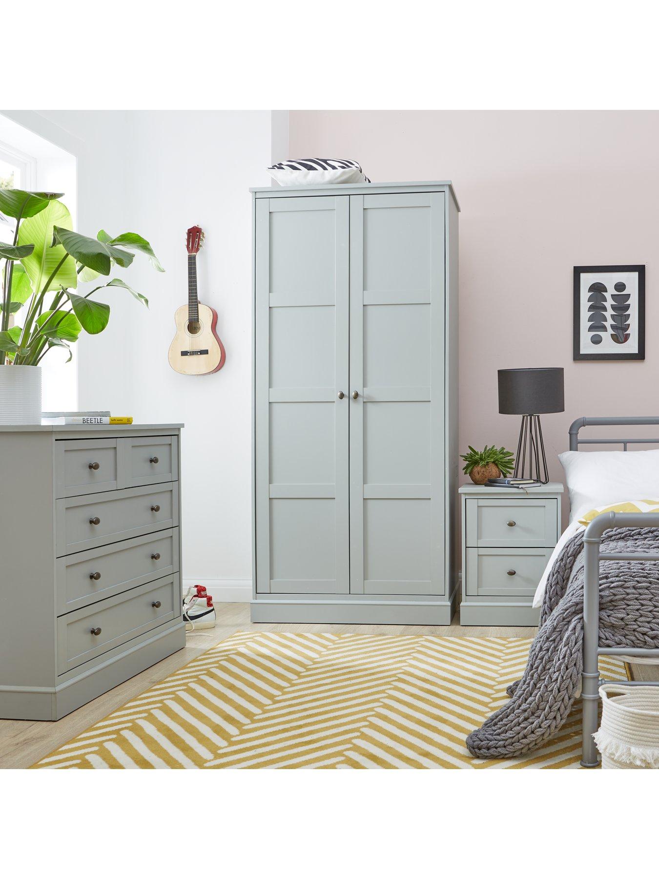 Stevie Wardrobe And Drawers Set Grey Laura James Ireland, 48 OFF