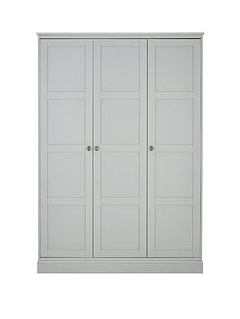 Product photograph of Very Home Darcy 3 Door Wardrobe from very.co.uk