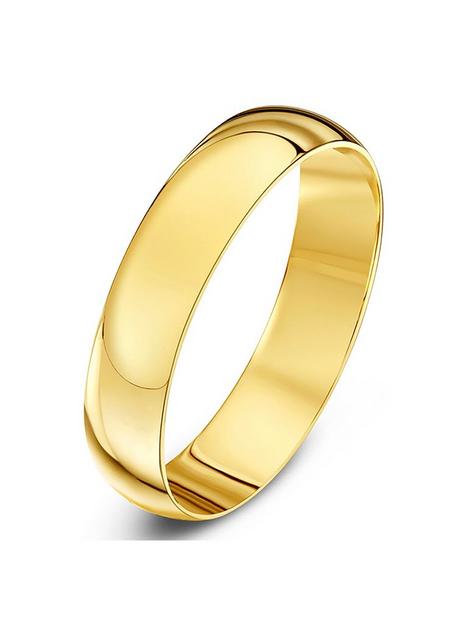 9ct-yellow-gold-personalised-band-ring-3mm