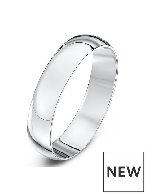 9ct-white-gold-personalised-band-ring-4mm
