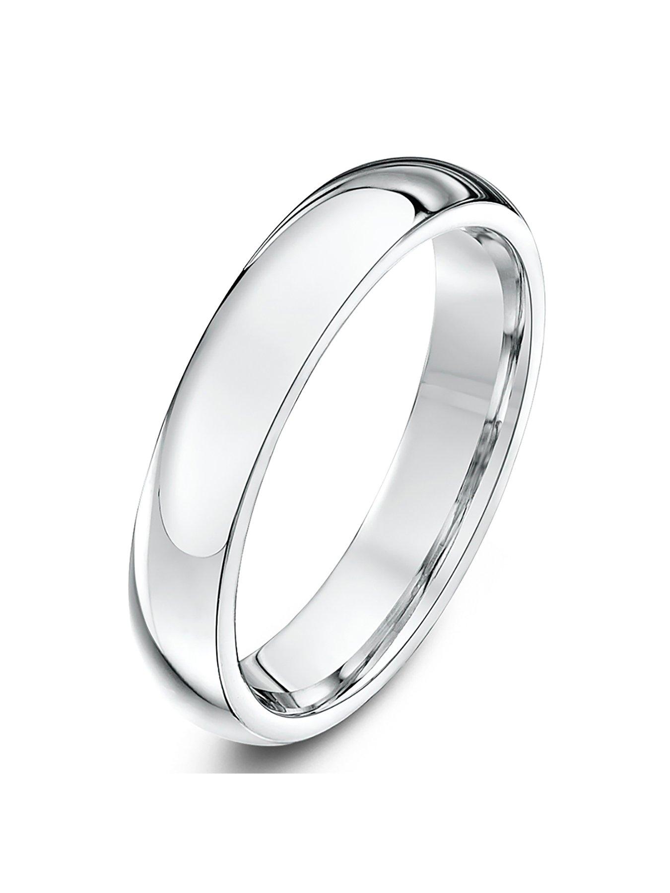 Silver on sale mens band