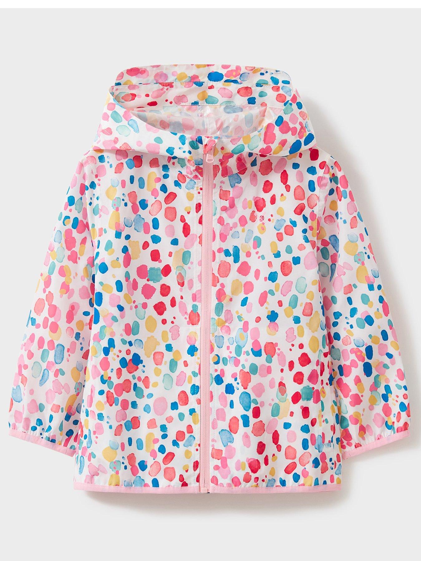 Girls lightweight rain on sale jacket