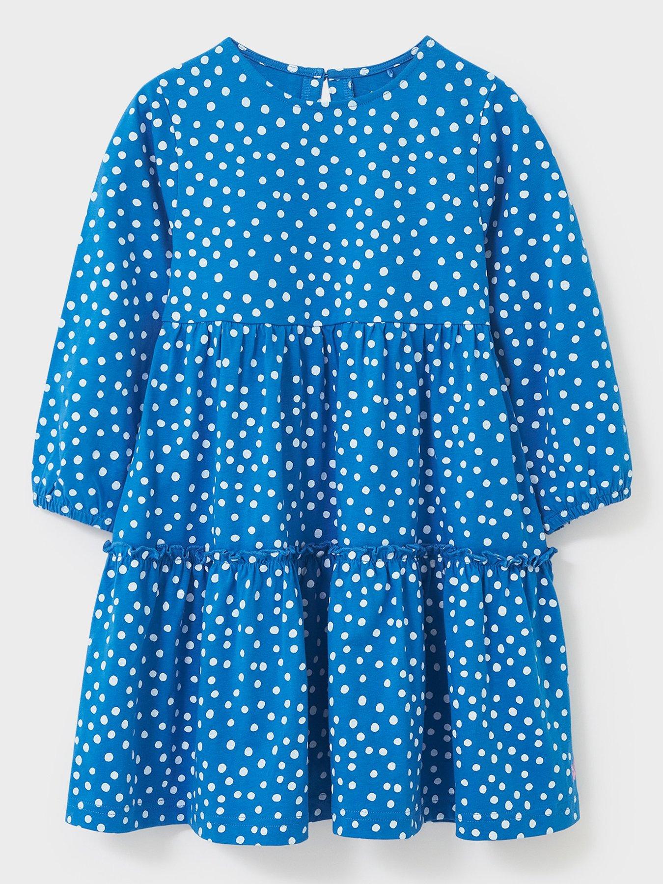 Buy Girl Code Women and Girls Blue Polka Dot Wrap Skirt (X-Large) at