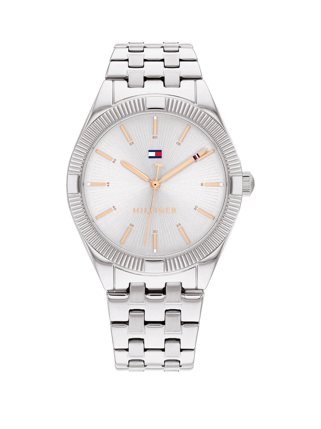 Product photograph of Tommy Hilfiger Ladies Bracelet Watch from very.co.uk