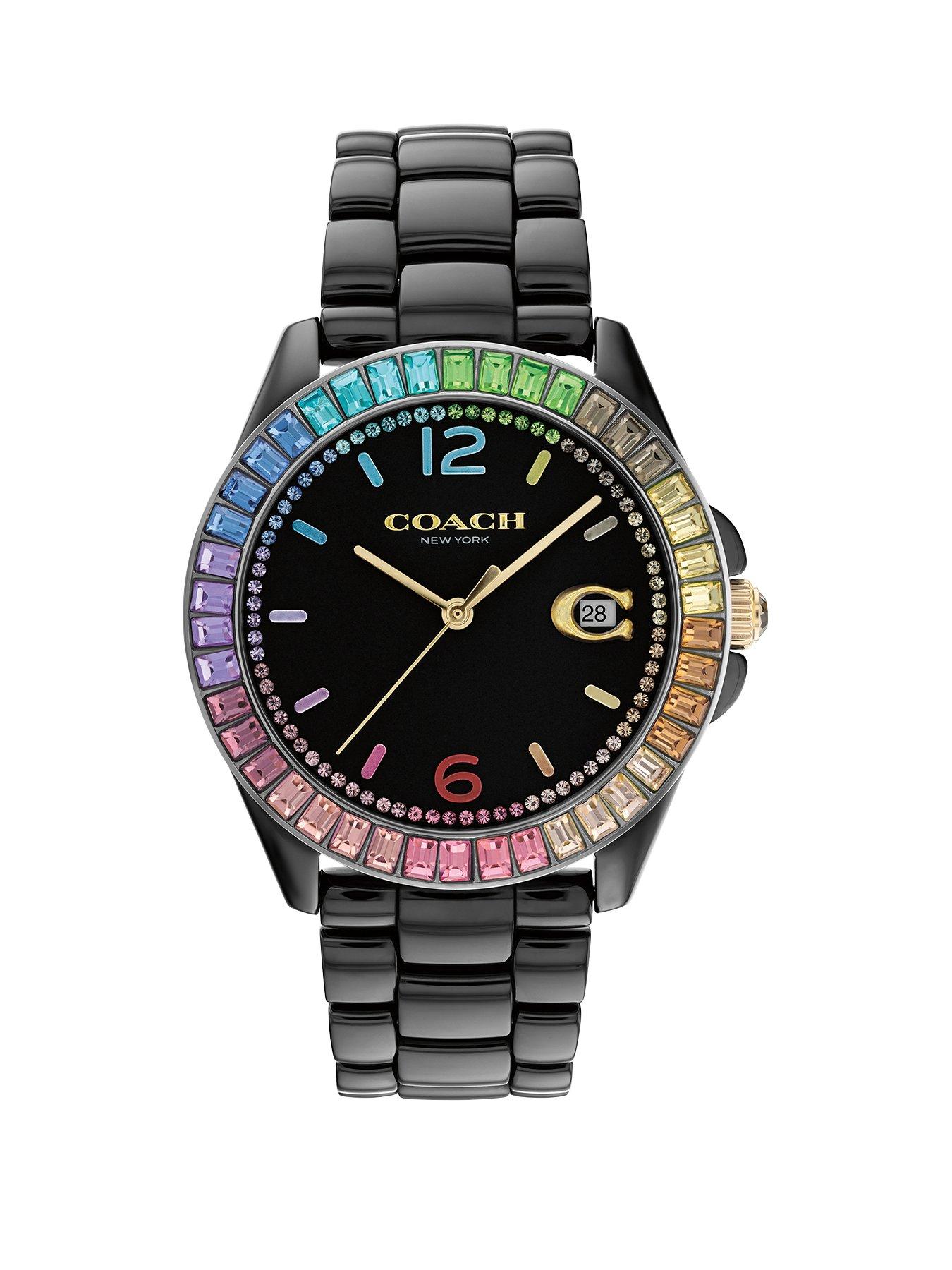 Black ceramic outlet watch women's