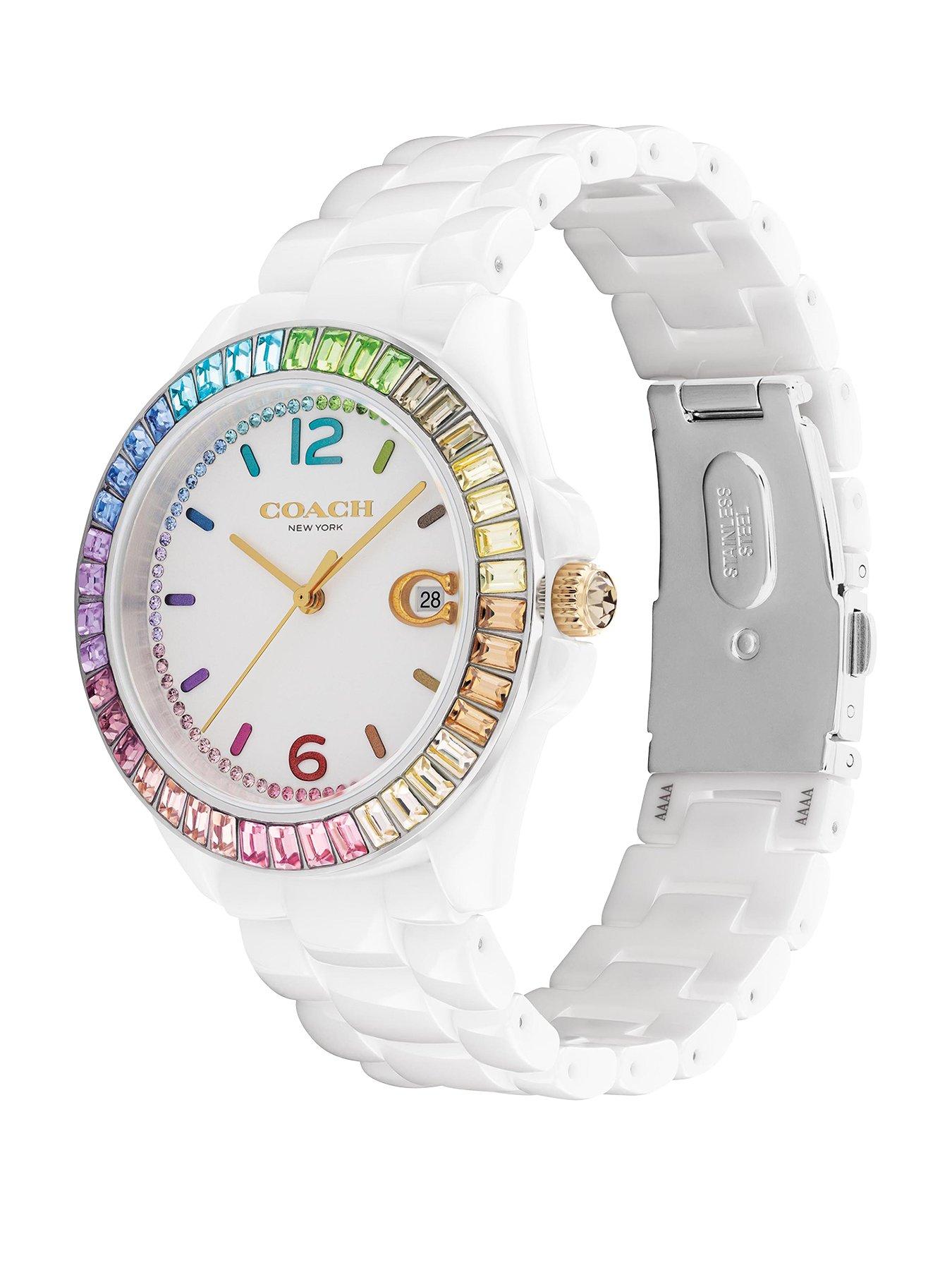 Coach rainbow outlet watch