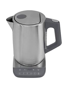 Product photograph of Ninja Perfect Temperature Kettle - Stainless Steel from very.co.uk