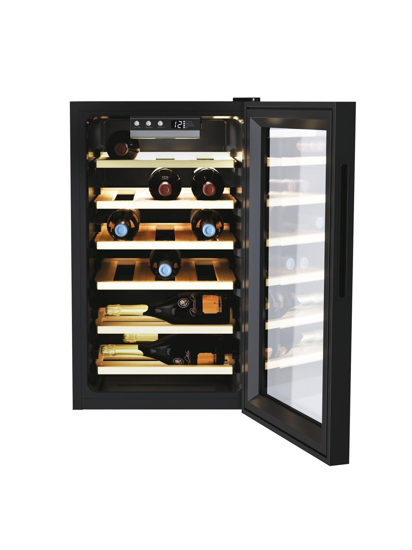 Candy CWC021ELSPKN Freestanding Wine Cooler, Single Zone Temperature