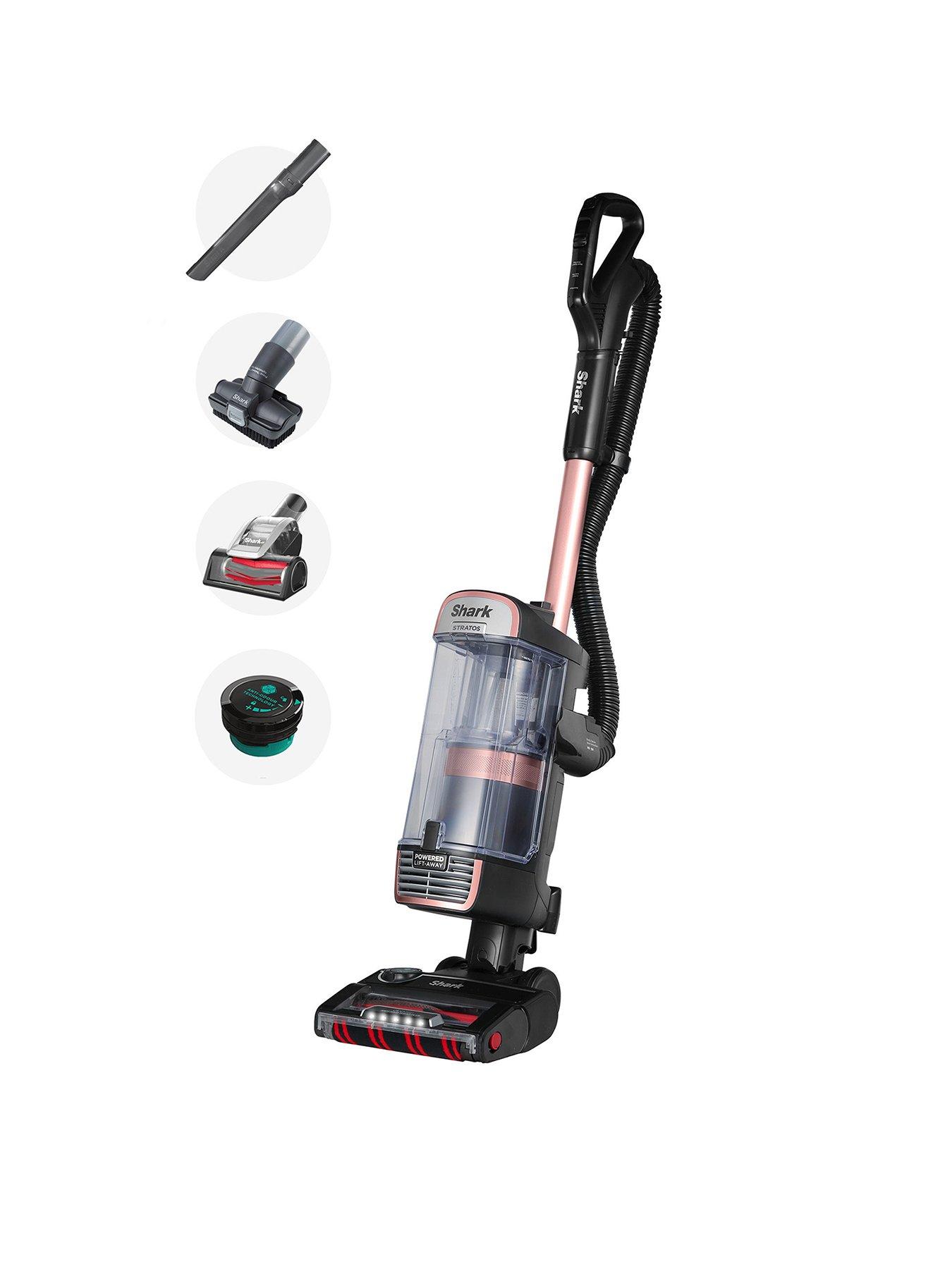 Product photograph of Shark Stratos Upright Corded Vacuum Cleaner With Anti-hair Wrap Powered Liftaway Technology - Nz860ukt from very.co.uk