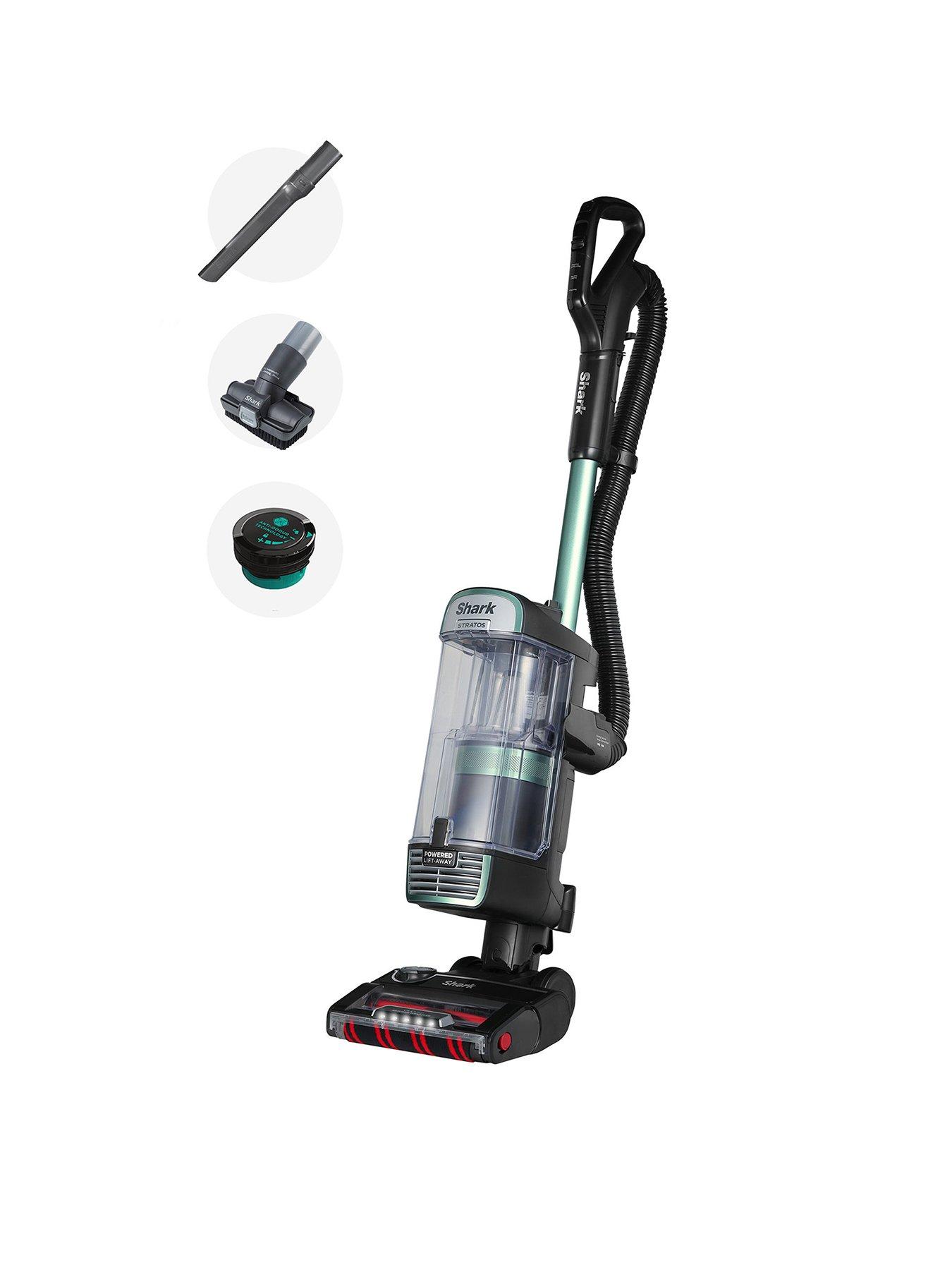 Product photograph of Shark Stratos Upright Corded Vacuum With Anti-hair Wrap Powered Liftaway - Nz860uk from very.co.uk
