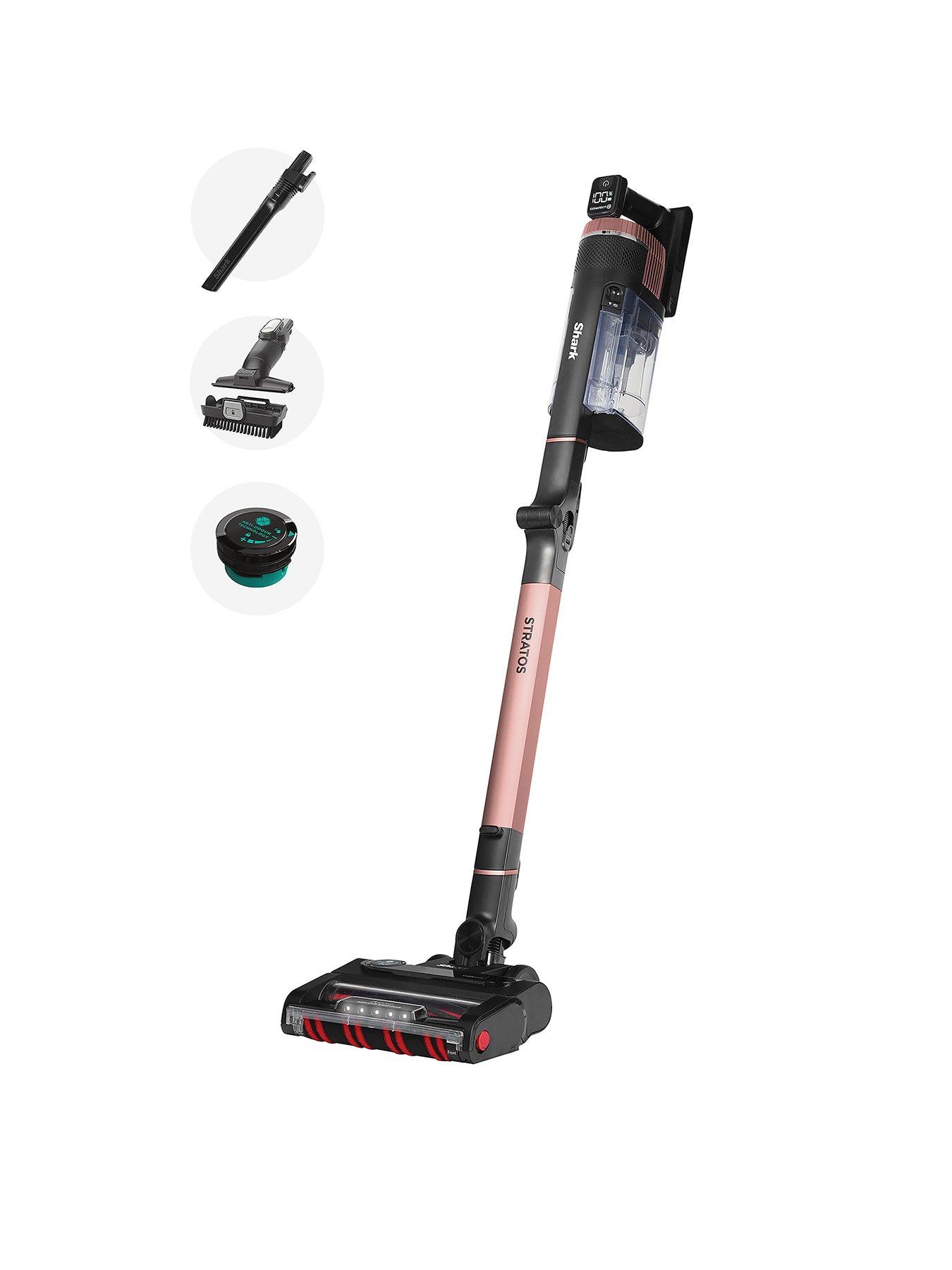 Product photograph of Shark Stratos Cordless Stick Vacuum With Anti Hair-wrap Powerfins Technology And Flexology 60 Mins - Iz400uk from very.co.uk