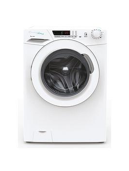 Candy Ultra Hcu1492De Freestanding Washing Machine, 9Kg Load, 1400 Rpm, Android App Enabled, Eco Cycles, WaterEnergy Auto Sensing - White