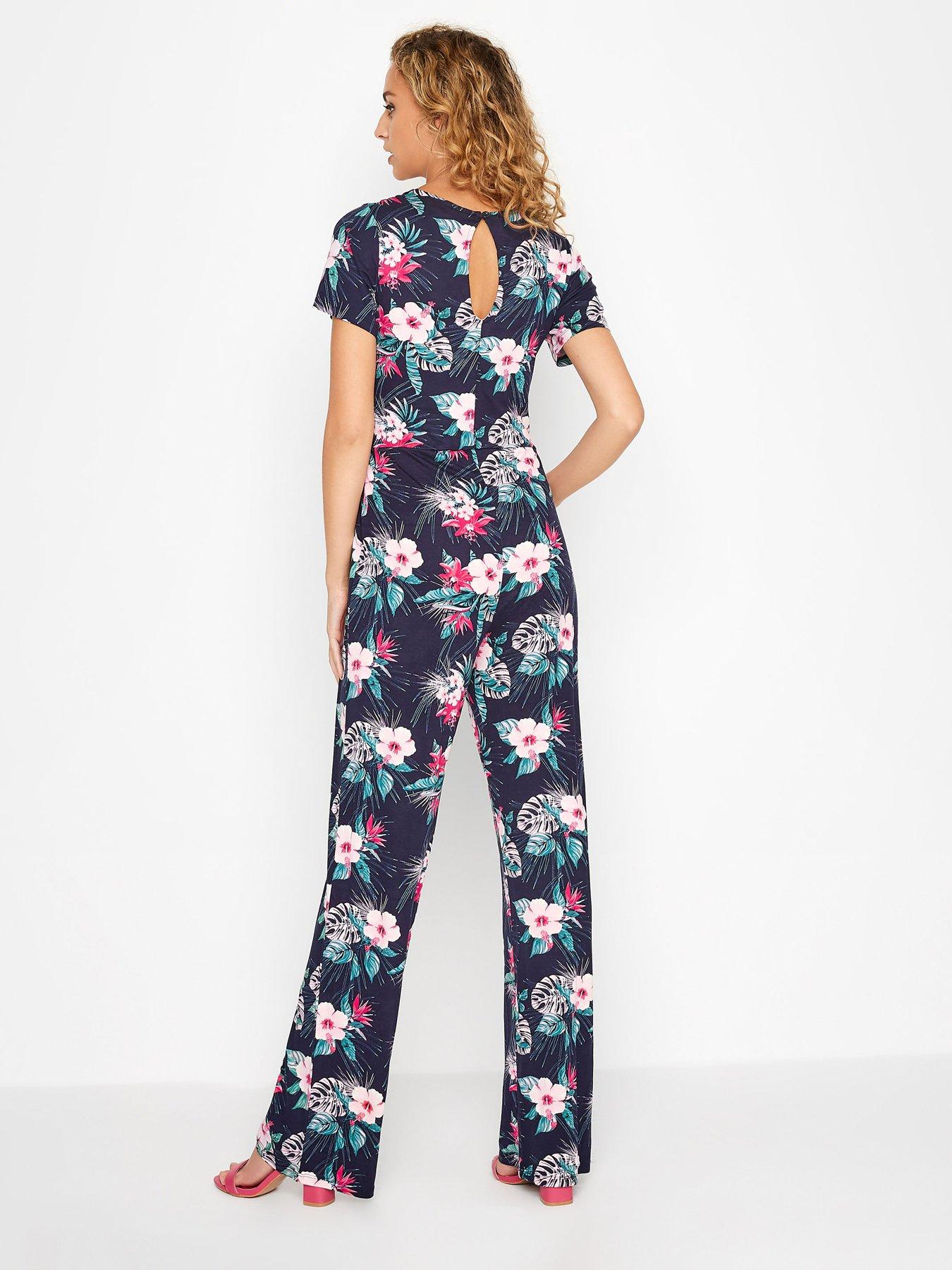 Tall floral sale jumpsuit