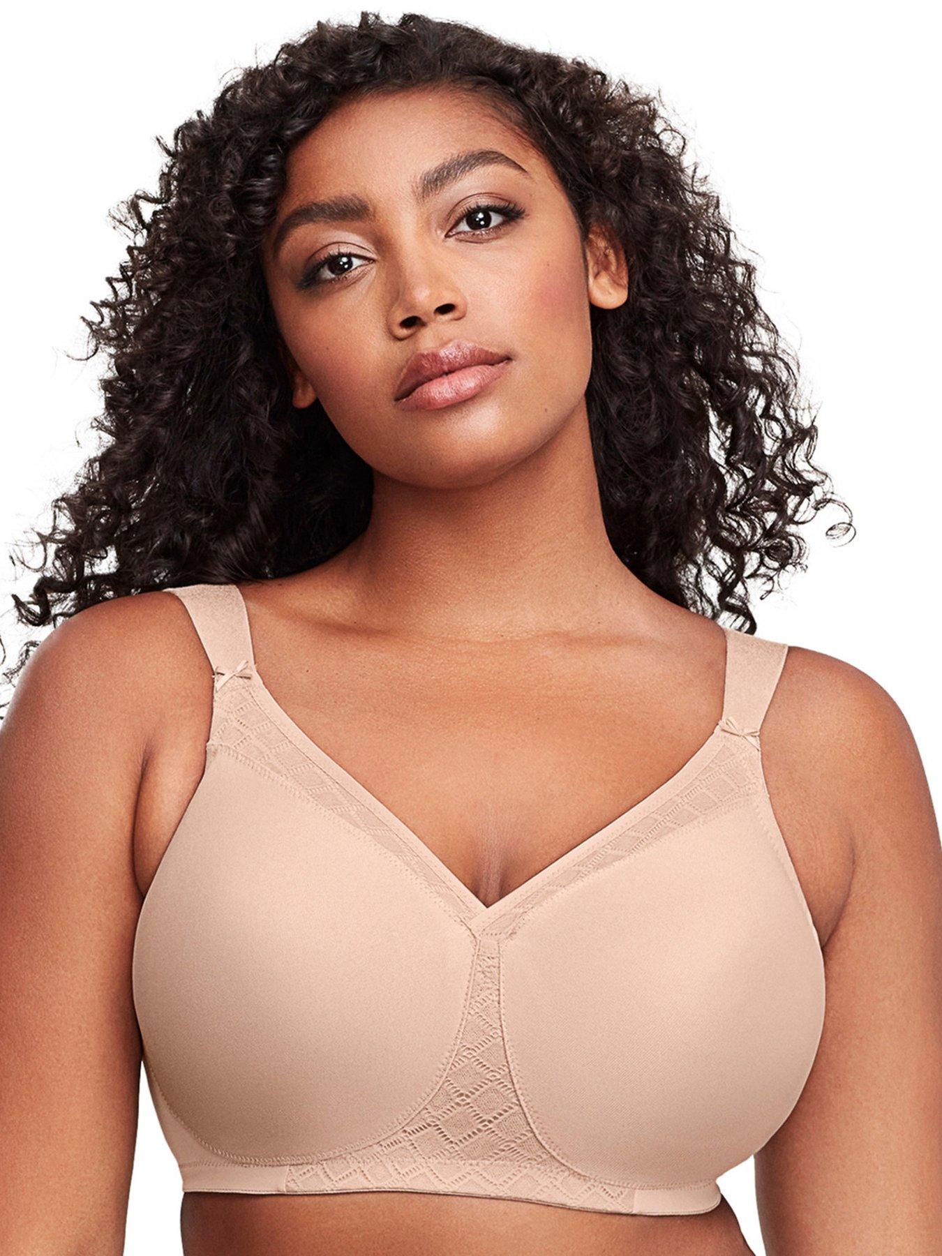 AVENUE BODY | Women's Plus Size Comfort Cotton No Wire Bra - black - 40DD