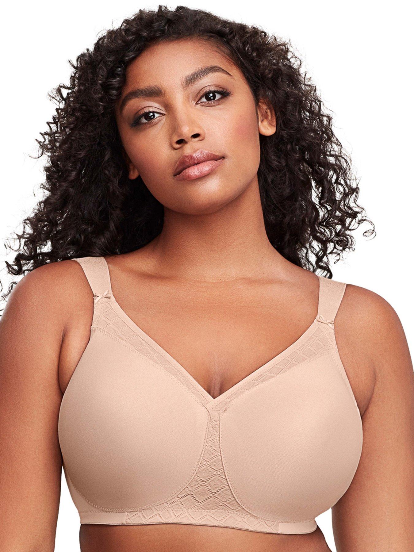 Image of Glamorise Magiclift Non Wire Seamless Support Tshirt Bra - Café Beige