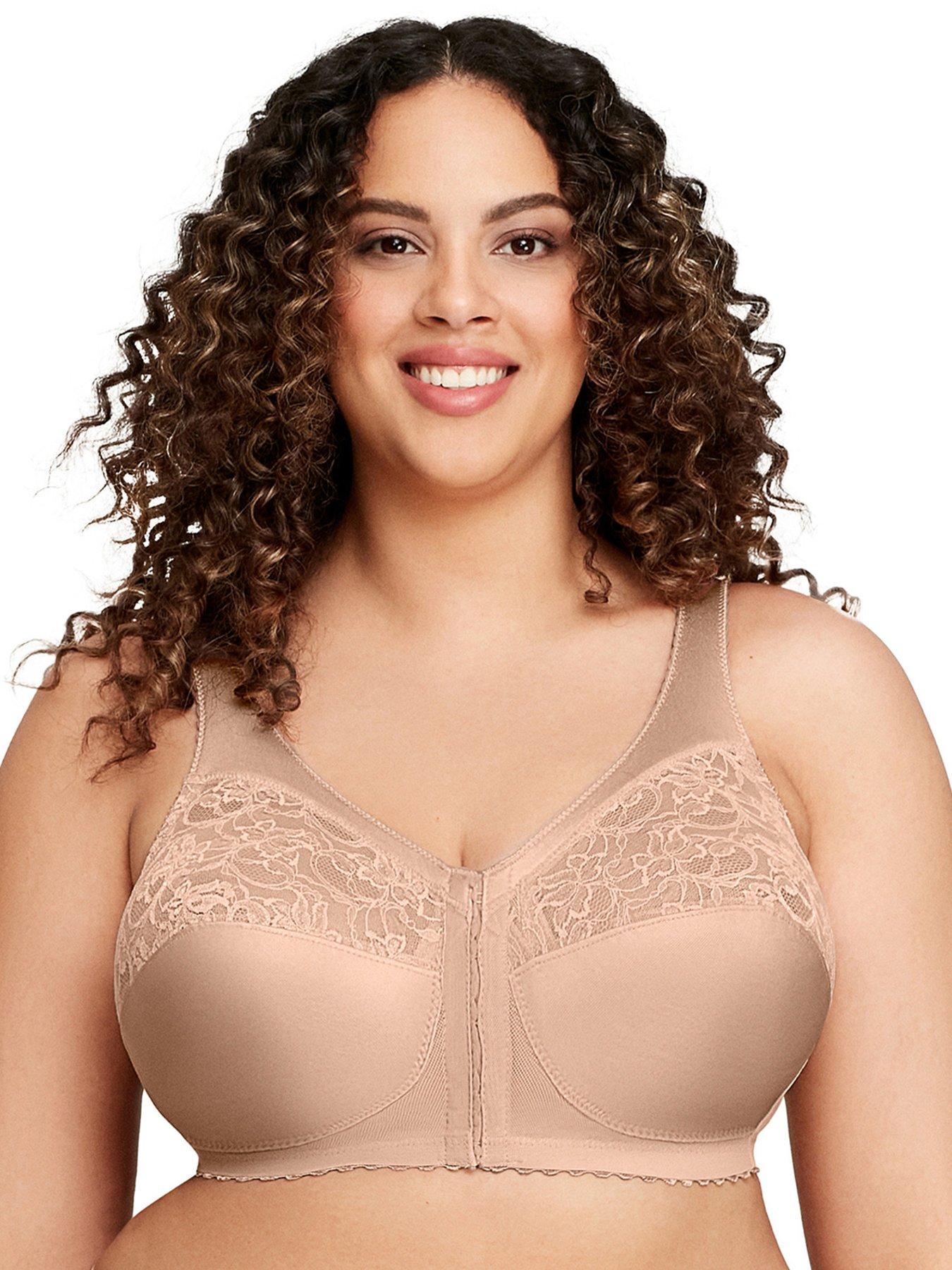 Glamorise Magiclift Front Close Support Bra - Blush