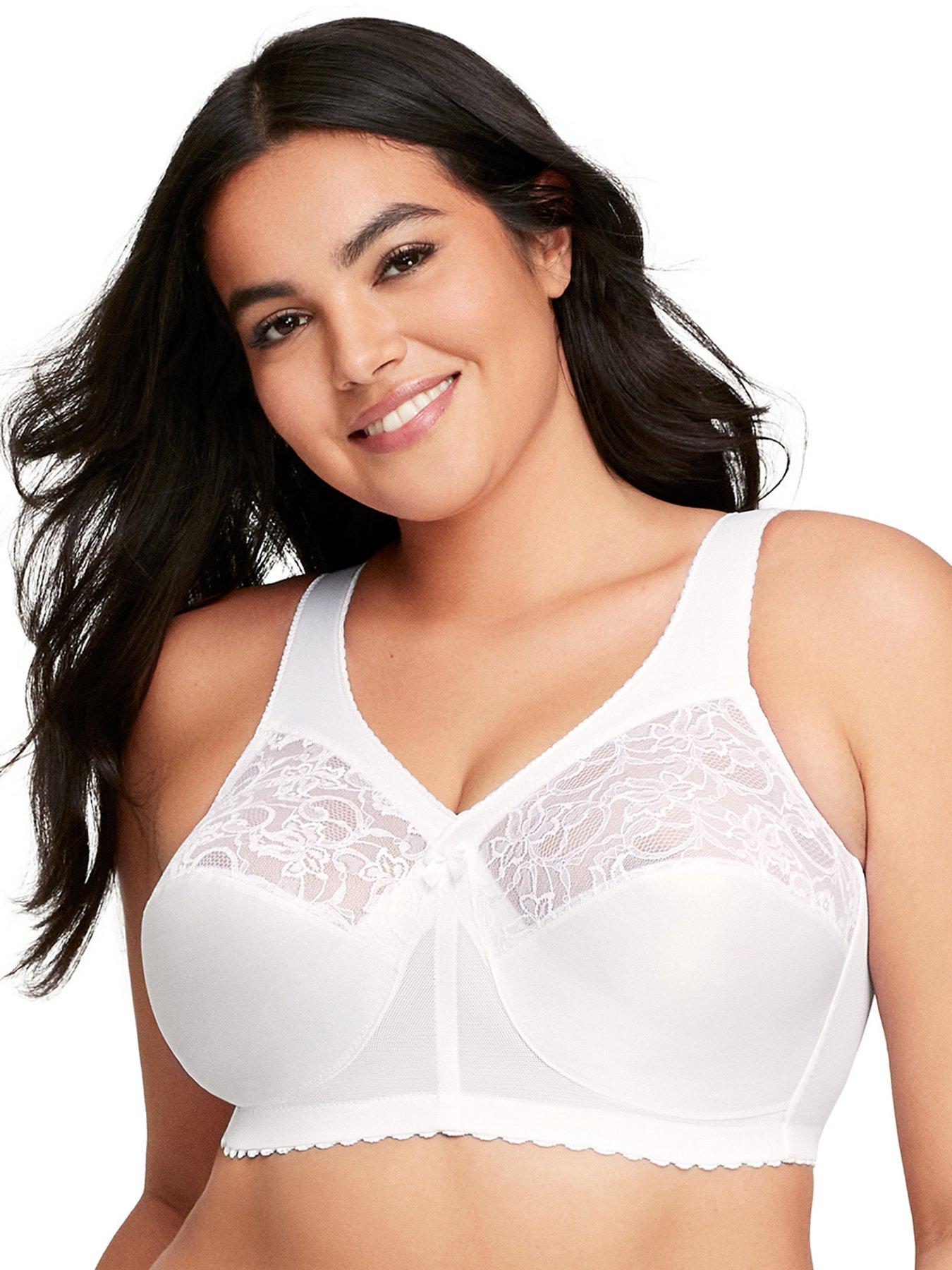 Glamorise Magiclift Non Wire Original Support Bra - White