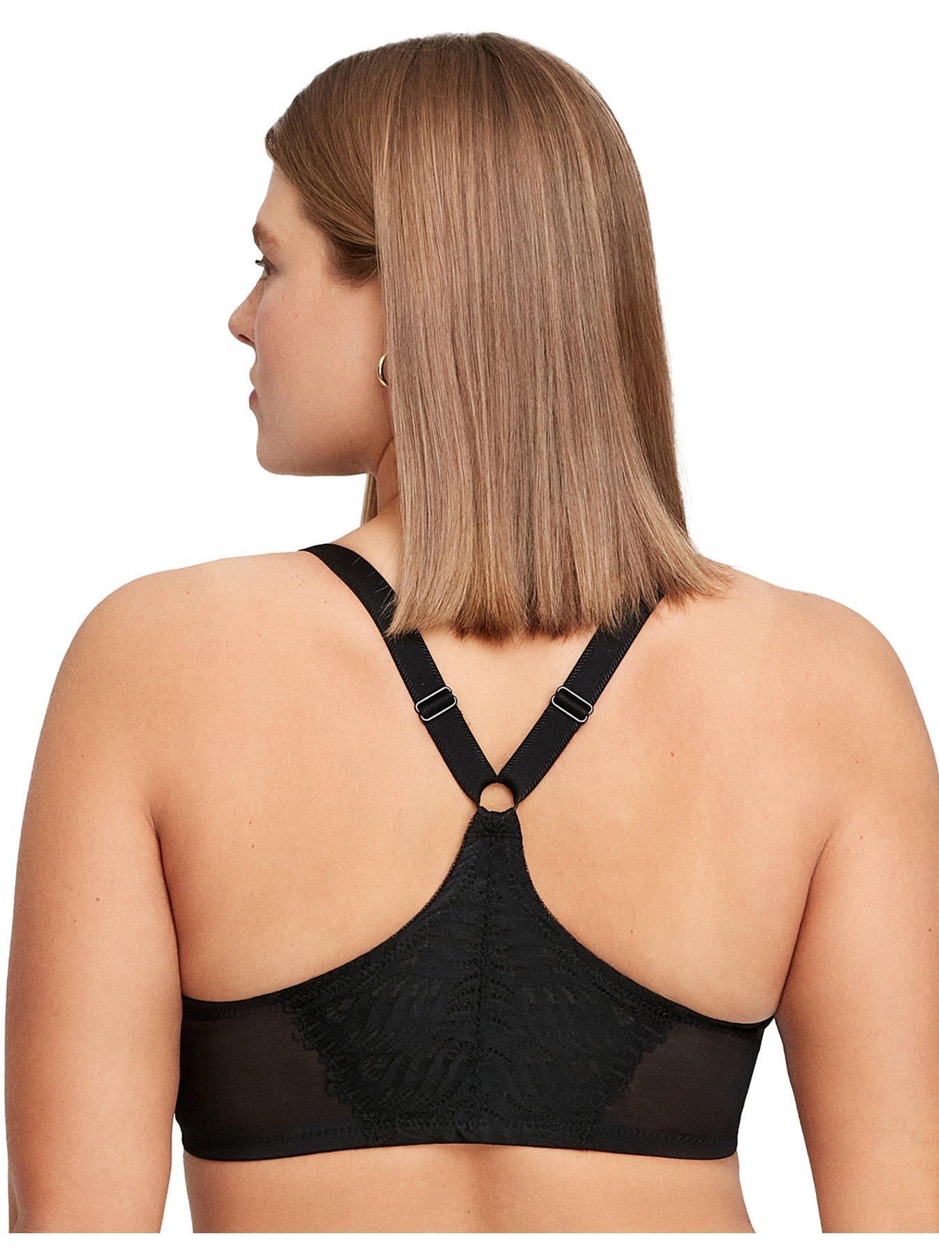 Glamorise Wonderwire® Front Close T-back Underwire Bra In Black