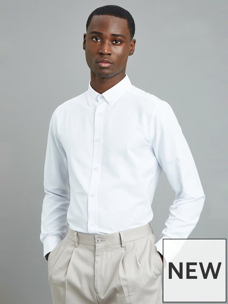 burton-menswear-london-burton-long-sleeve-oxford-shirt-white