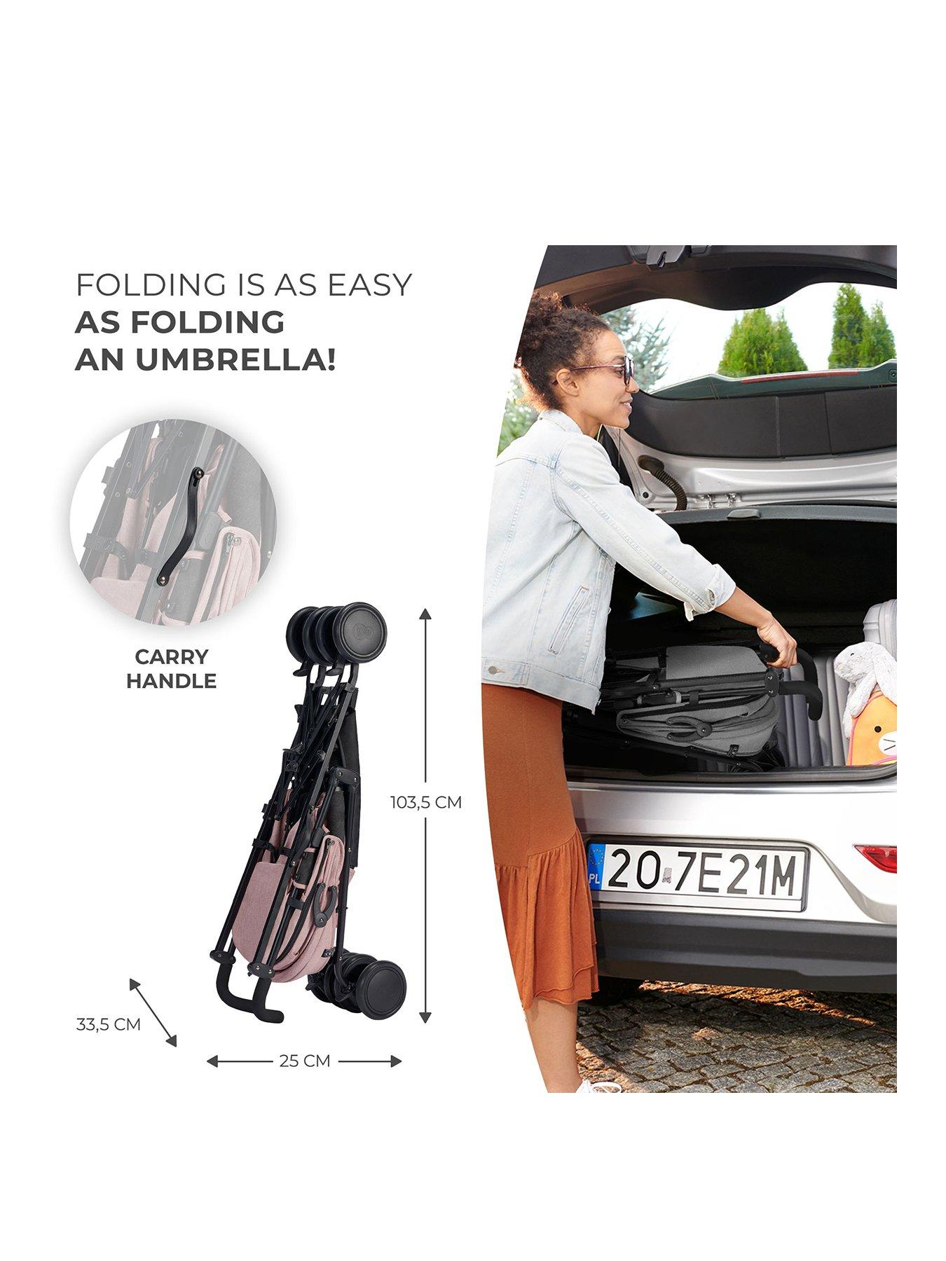 Image 3 of 7 of Kinderkraft SIESTA Umbrella Stroller - Pink