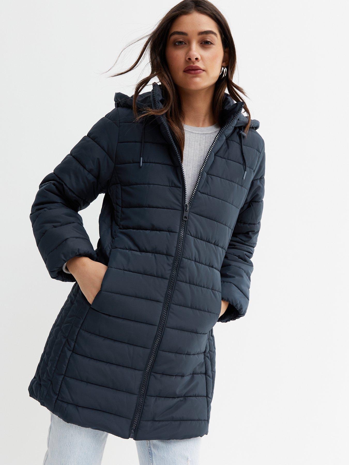 ONLY Alina Long Hooded Puffer Vest – 27 Boutique