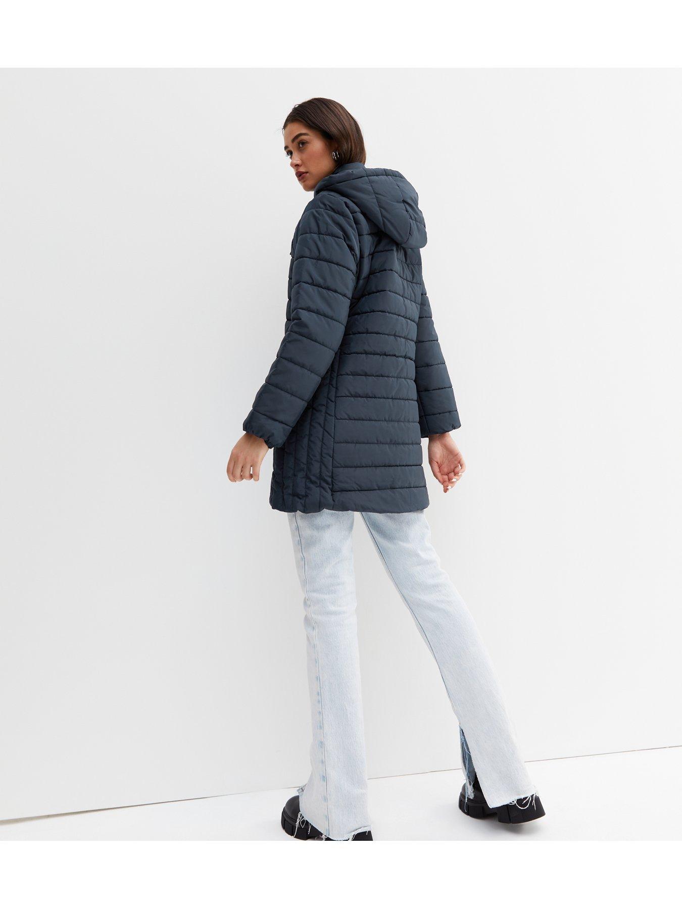 New look navy deals puffer jacket