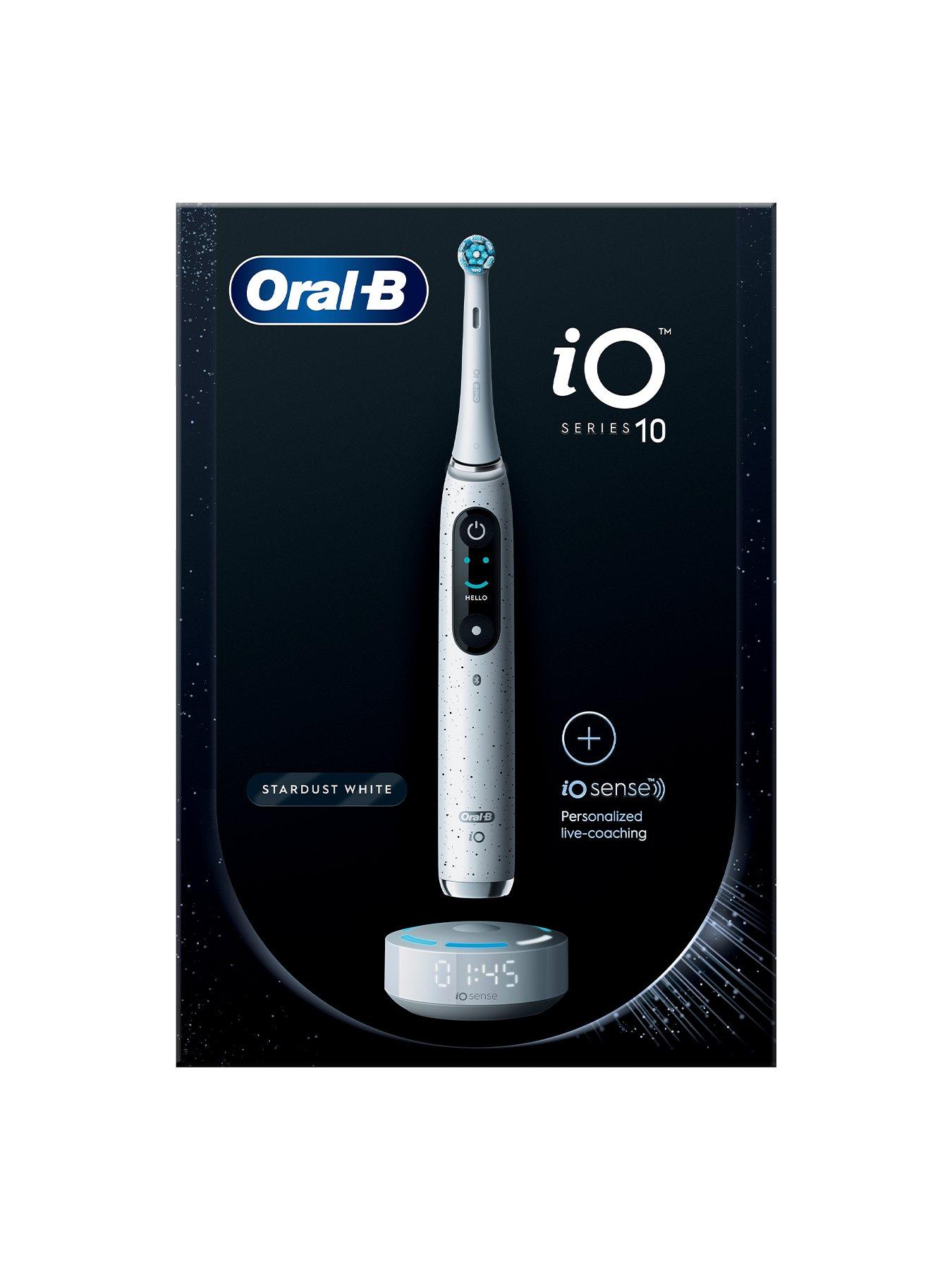 Image 3 of 3 of Oral-B iO10 Stardust White Electric Toothbrush + Charging Travel Case