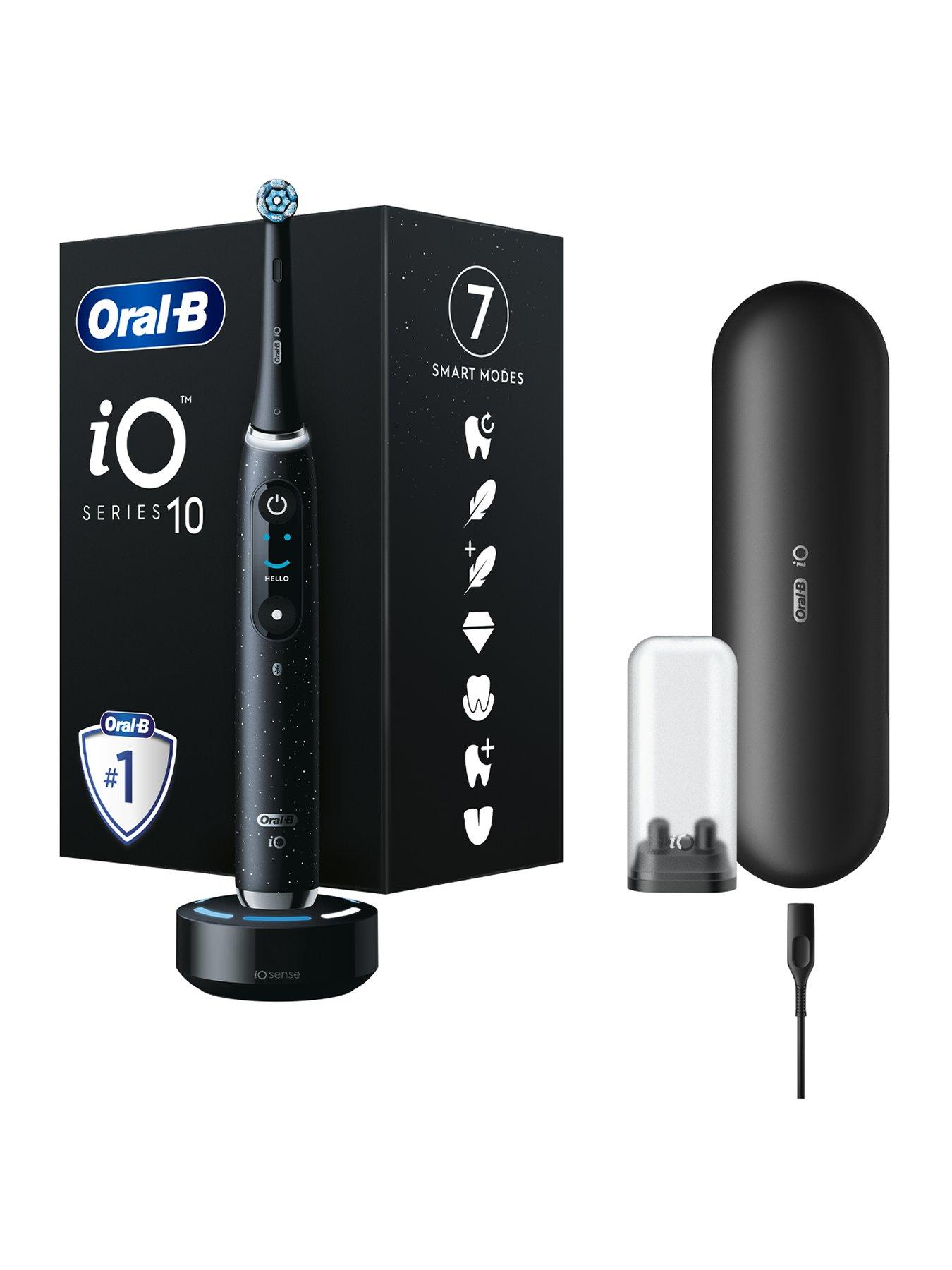Oral-B iO10 Cosmic Black Electric Toothbrush + Charging Travel