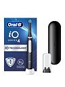 Image thumbnail 1 of 5 of Oral-B iO4 Black Electric Toothbrush&nbsp;(With Free&nbsp;Travel Case)