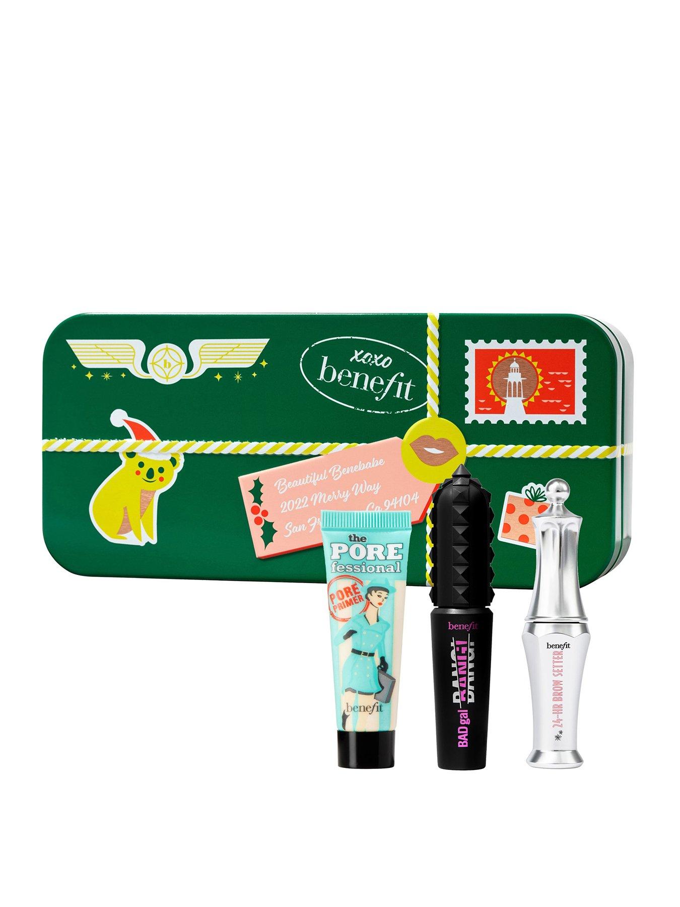 Benefit Merry Mini Mail Eyebrow Gel, Mascara & Primer Gift Set Worth £
