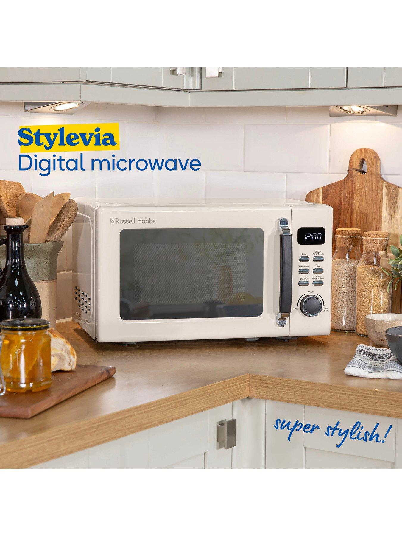 Image 3 of 7 of Russell Hobbs RHM2026C Stylevia 20-Litre 800W&nbsp;Digital Microwave - Cream