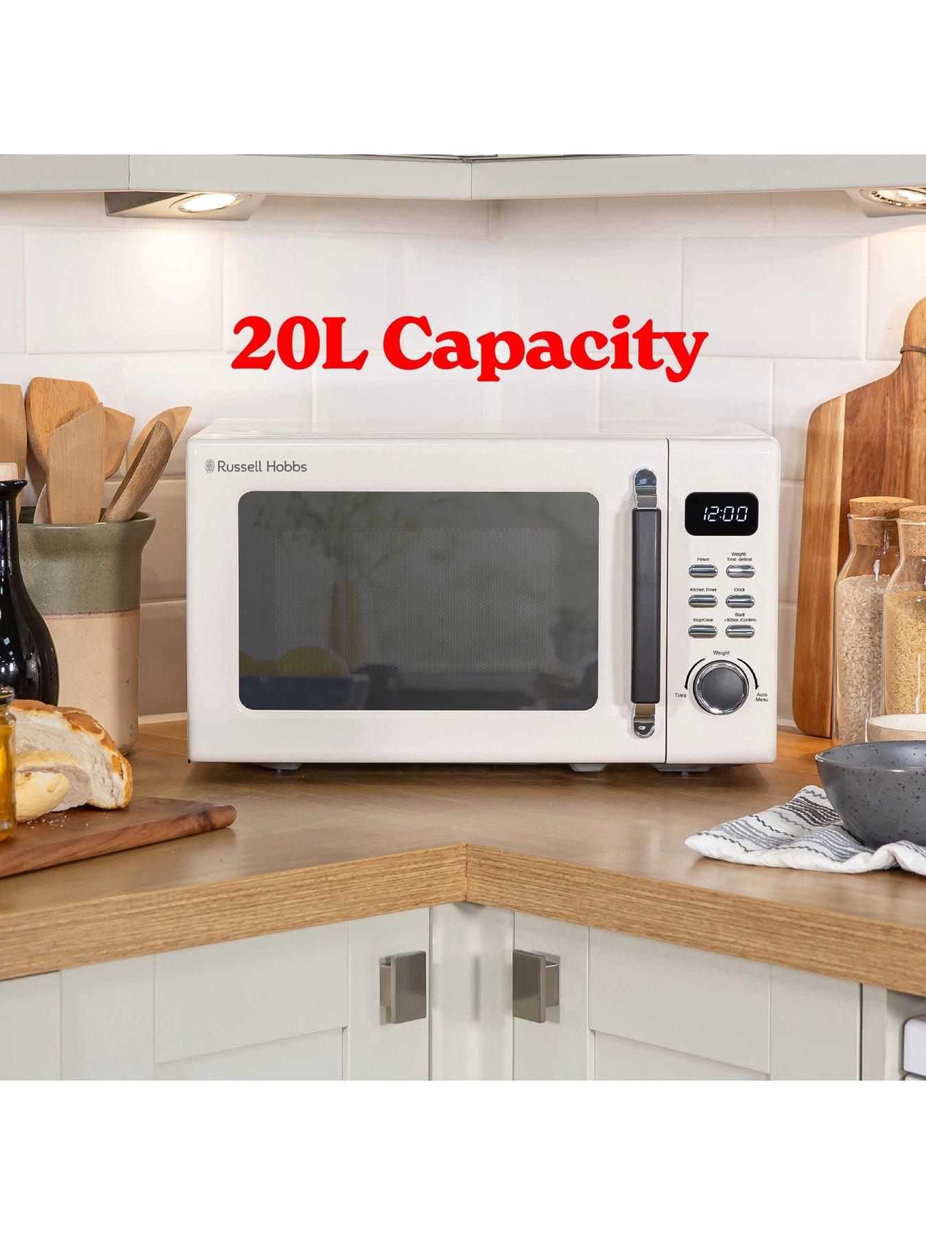 Image 4 of 7 of Russell Hobbs RHM2026C Stylevia 20-Litre 800W&nbsp;Digital Microwave - Cream