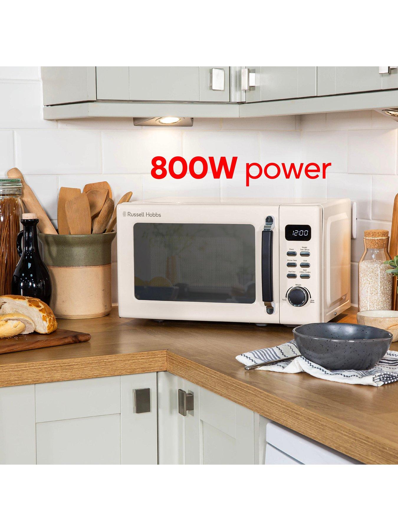 Image 6 of 7 of Russell Hobbs RHM2026C Stylevia 20-Litre 800W&nbsp;Digital Microwave - Cream