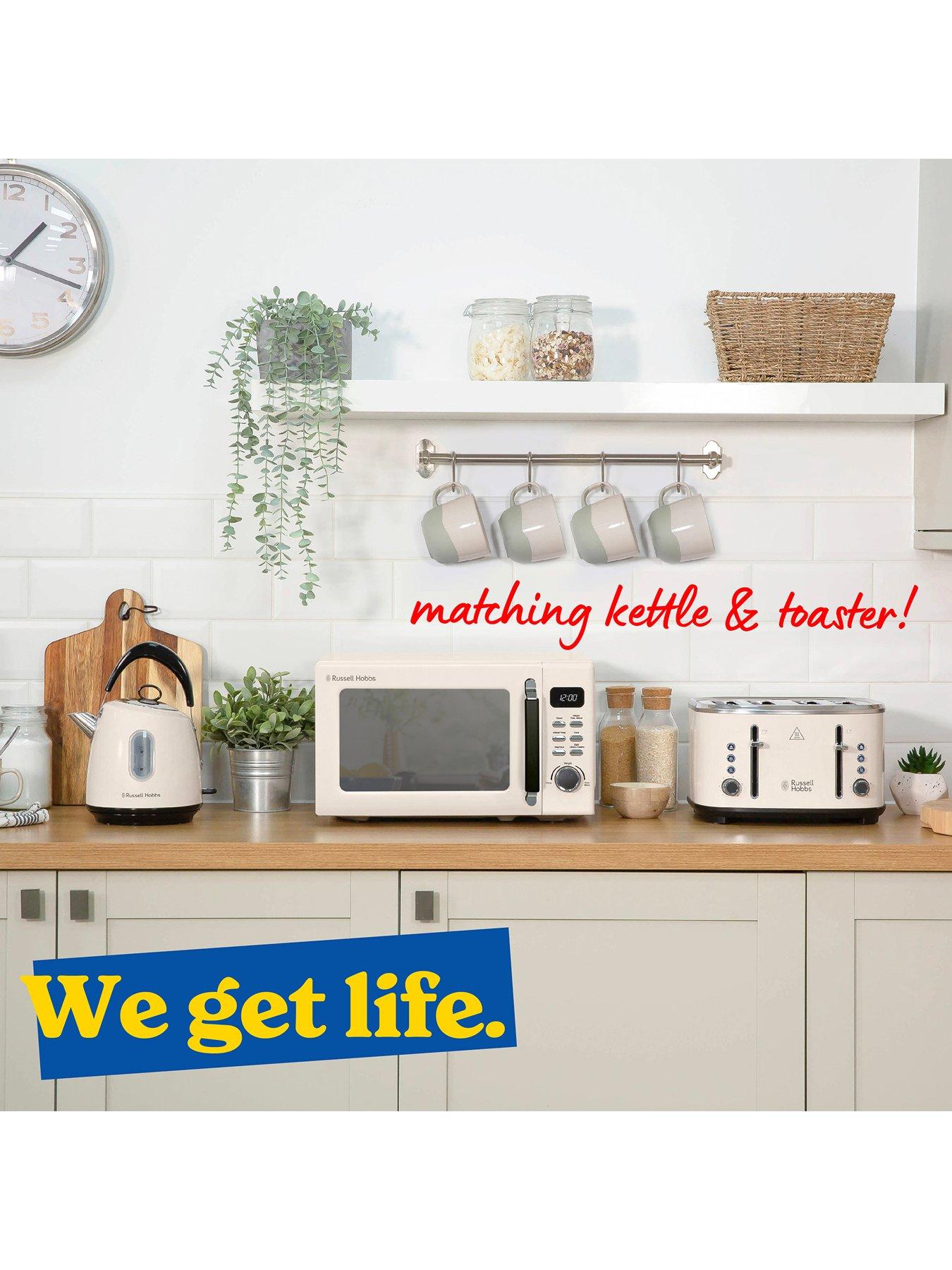 Image 7 of 7 of Russell Hobbs RHM2026C Stylevia 20-Litre 800W&nbsp;Digital Microwave - Cream