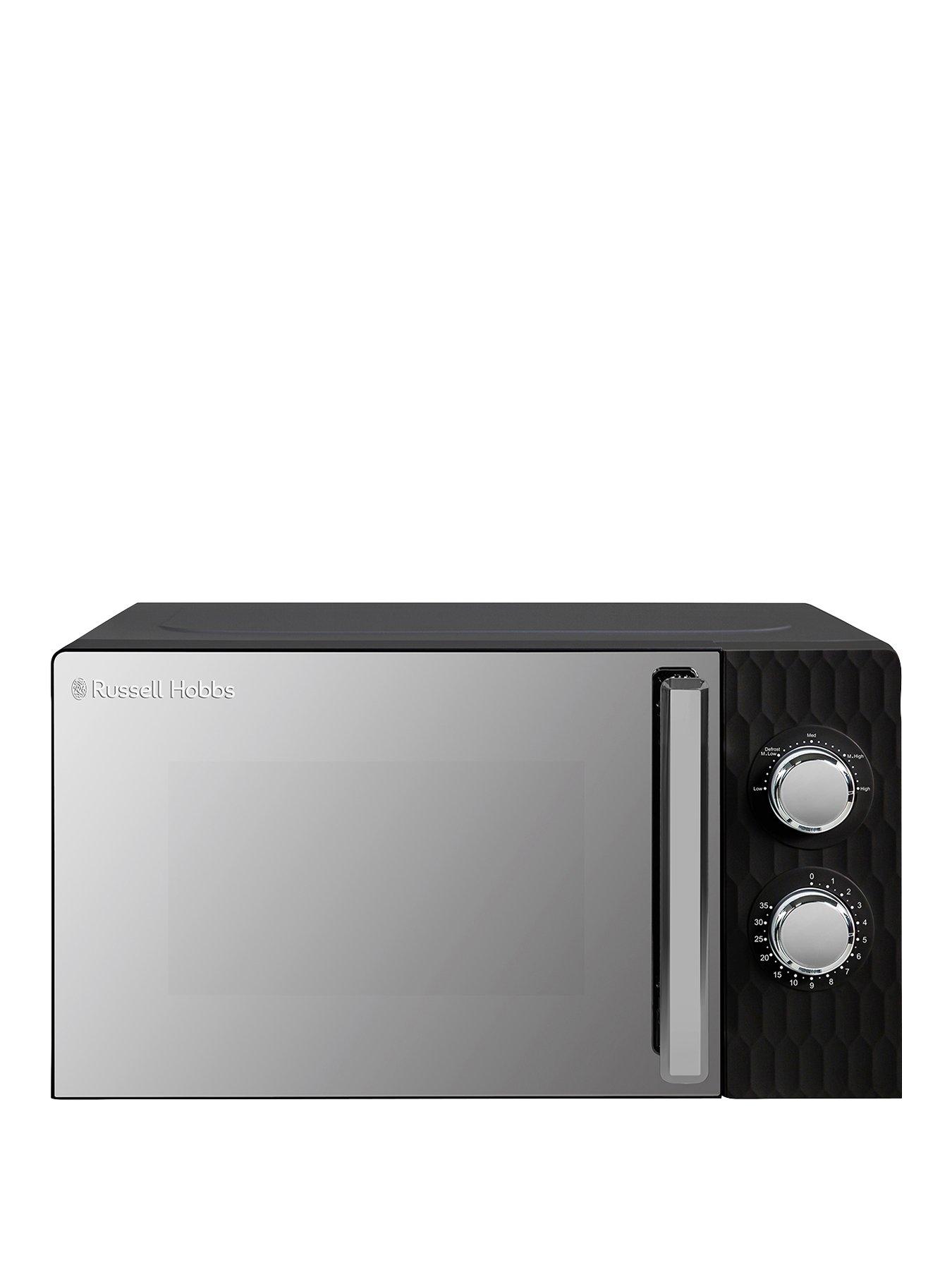 Russell Hobbs RHMM715B Honeycomb 17 Litre Black Manual Microwave