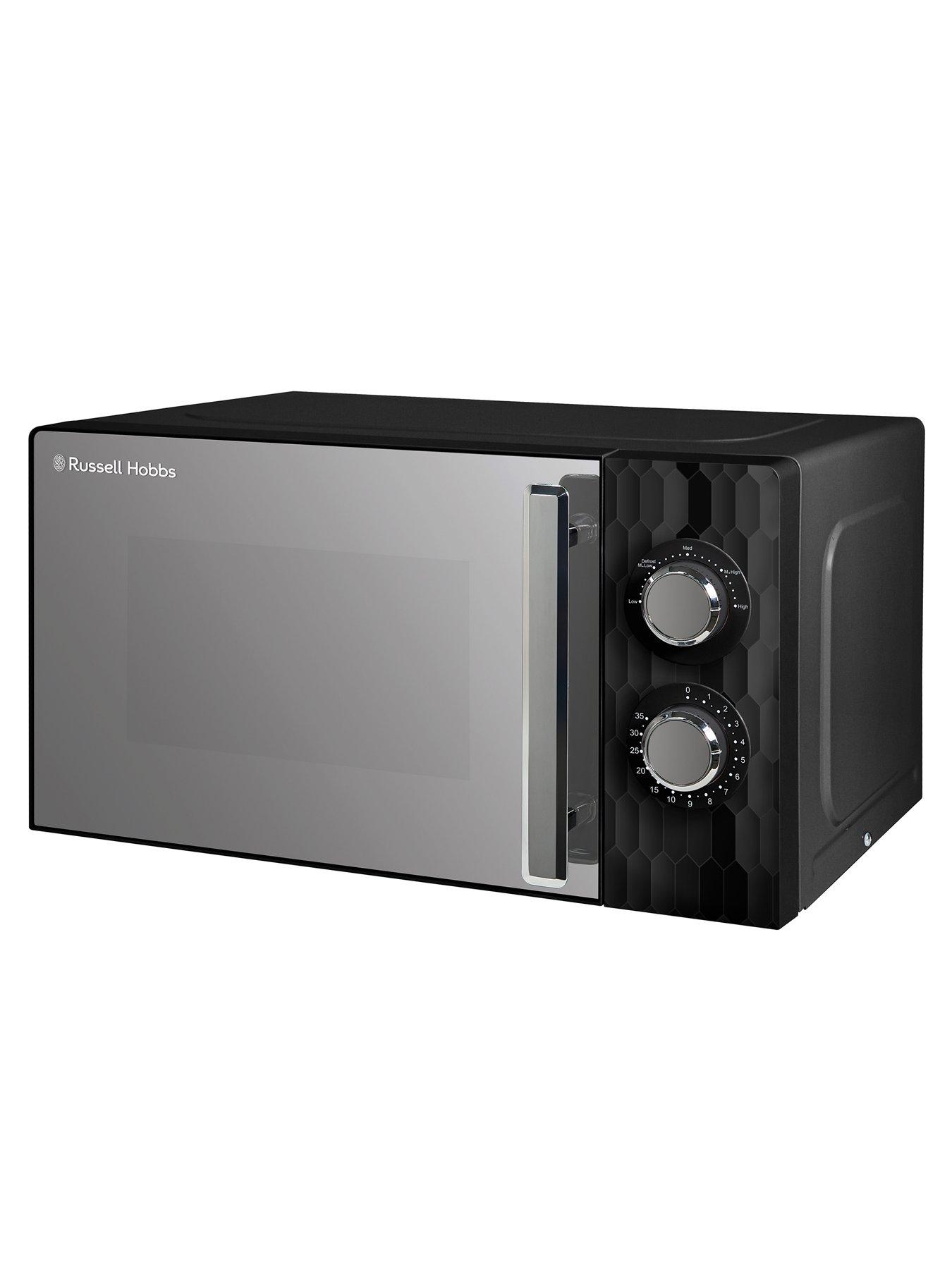 Image 2 of 6 of Russell Hobbs RHMM715B Honeycomb 17 Litre Black Manual Microwave