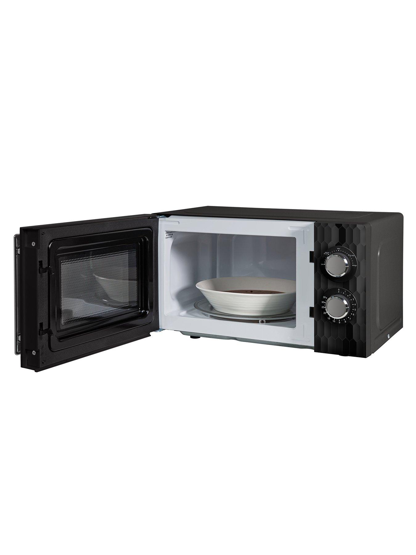 Image 3 of 6 of Russell Hobbs RHMM715B Honeycomb 17 Litre Black Manual Microwave