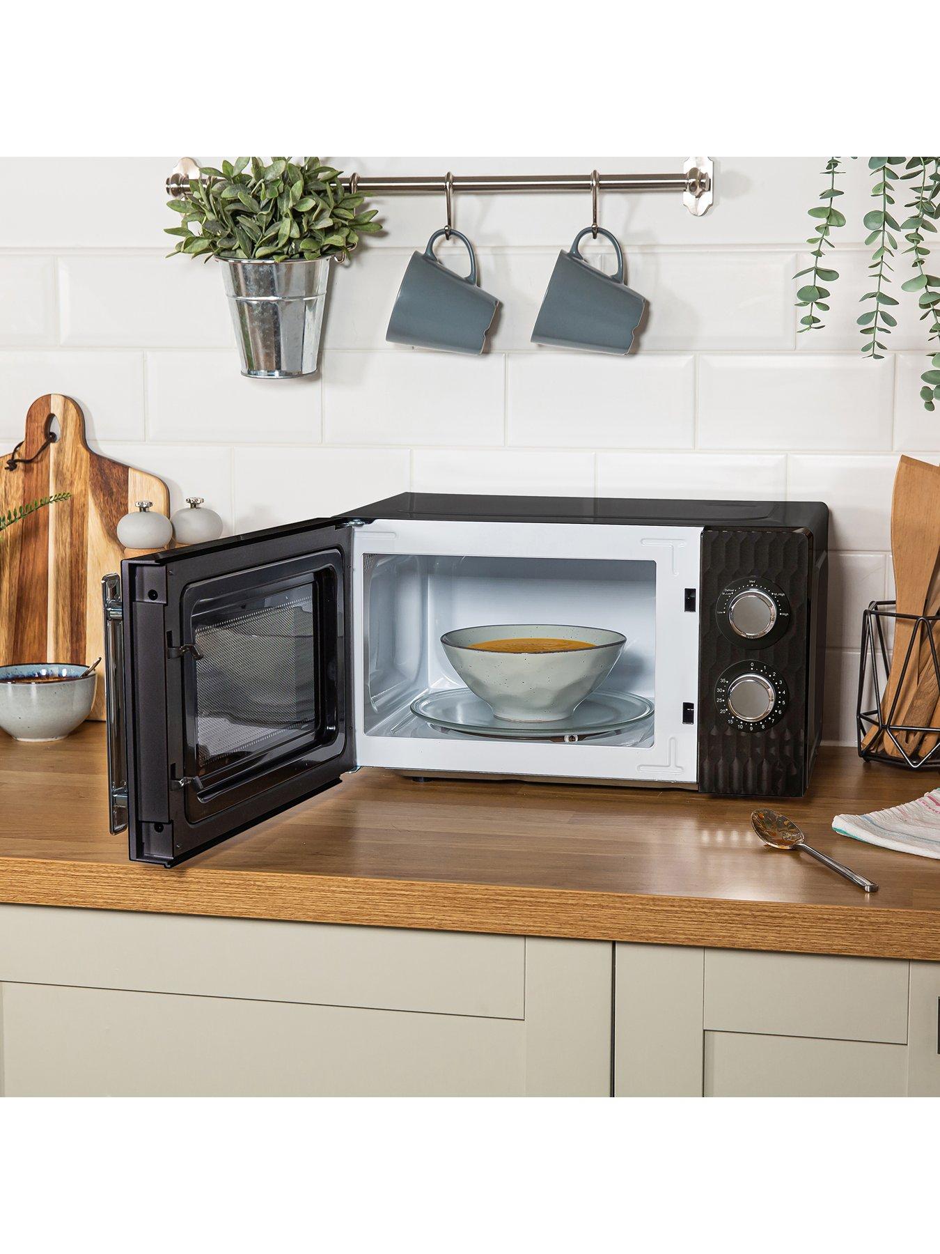 Image 6 of 6 of Russell Hobbs RHMM715B Honeycomb 17 Litre Black Manual Microwave