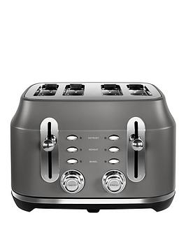 Rangemaster Rmcl4S201Gy Classic 4-Slice Toaster
