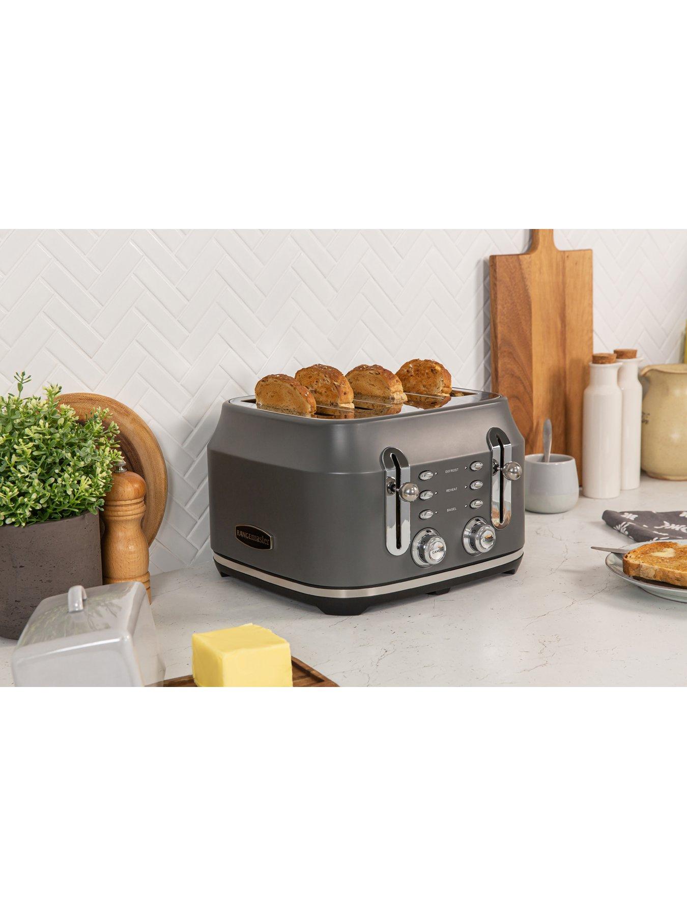 Image 3 of 6 of Rangemaster RMCL4S201GY Classic 4-Slice Toaster