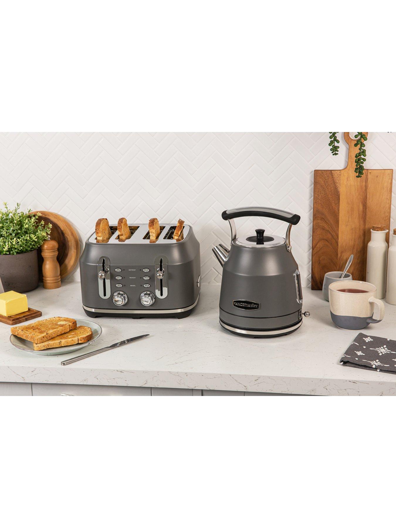Image 5 of 6 of Rangemaster RMCL4S201GY Classic 4-Slice Toaster