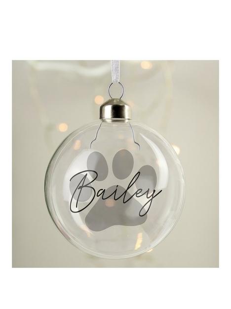 the-personalised-memento-company-pawprint-glass-bauble