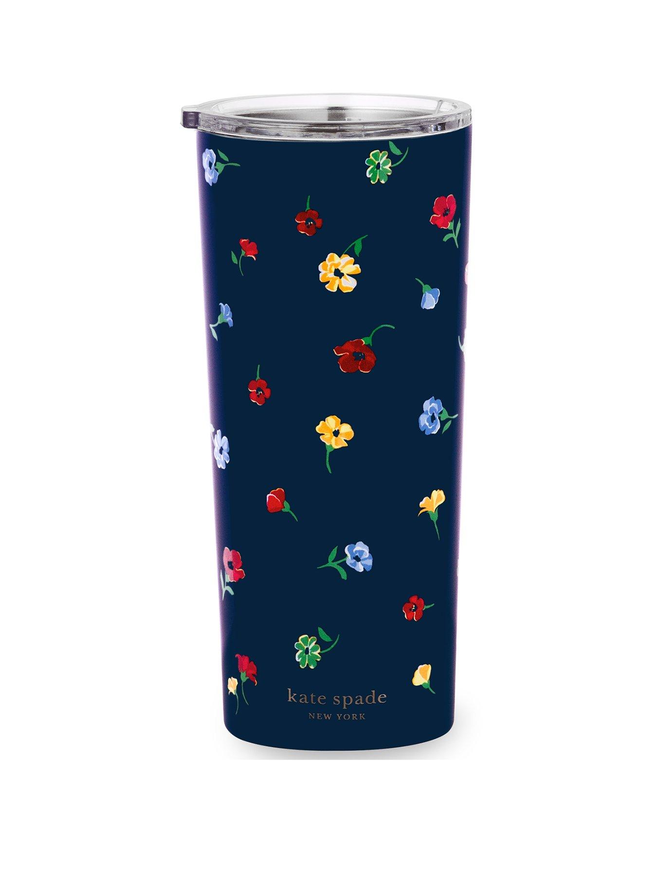 Product photograph of Kate Spade New York Stainless Steel Tumbler Garden Toss from very.co.uk
