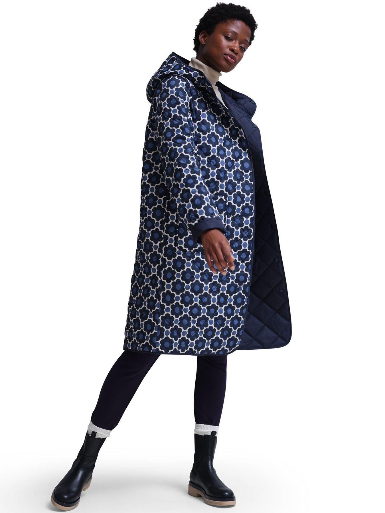 Navy on sale midi coat