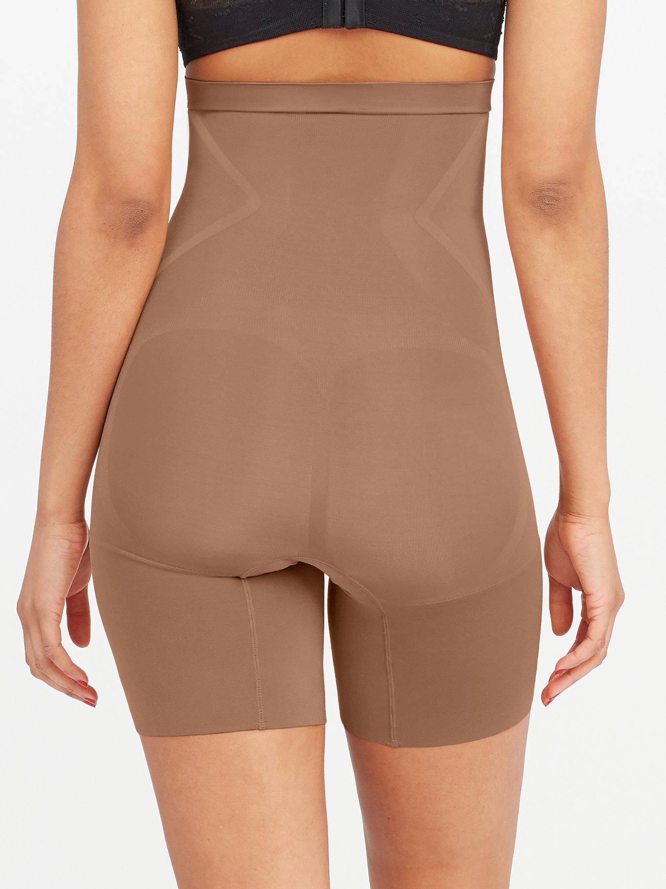 Spanx, Oncore High-Waisted Mid-Thigh Short, Soft Nude, 1X : Spanx