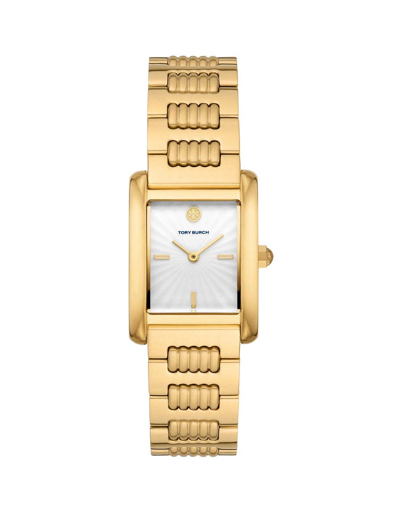 Tory Burch The Eleanor Two-Hand Gold-Tone Stainless Steel Watch 
