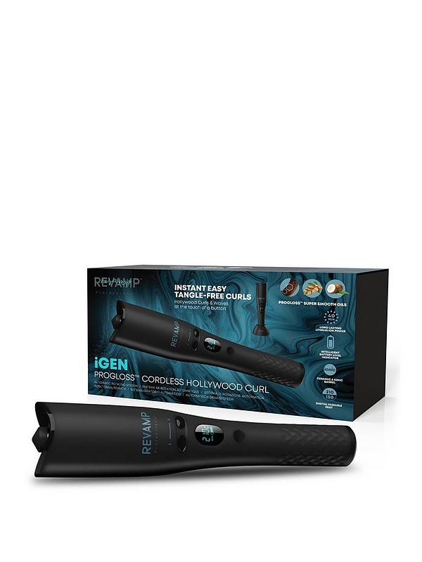 Image 1 of 5 of Revamp iGEN Progloss&trade; Liberate Cordless Hollywood Curl Automatic Rotating Curler