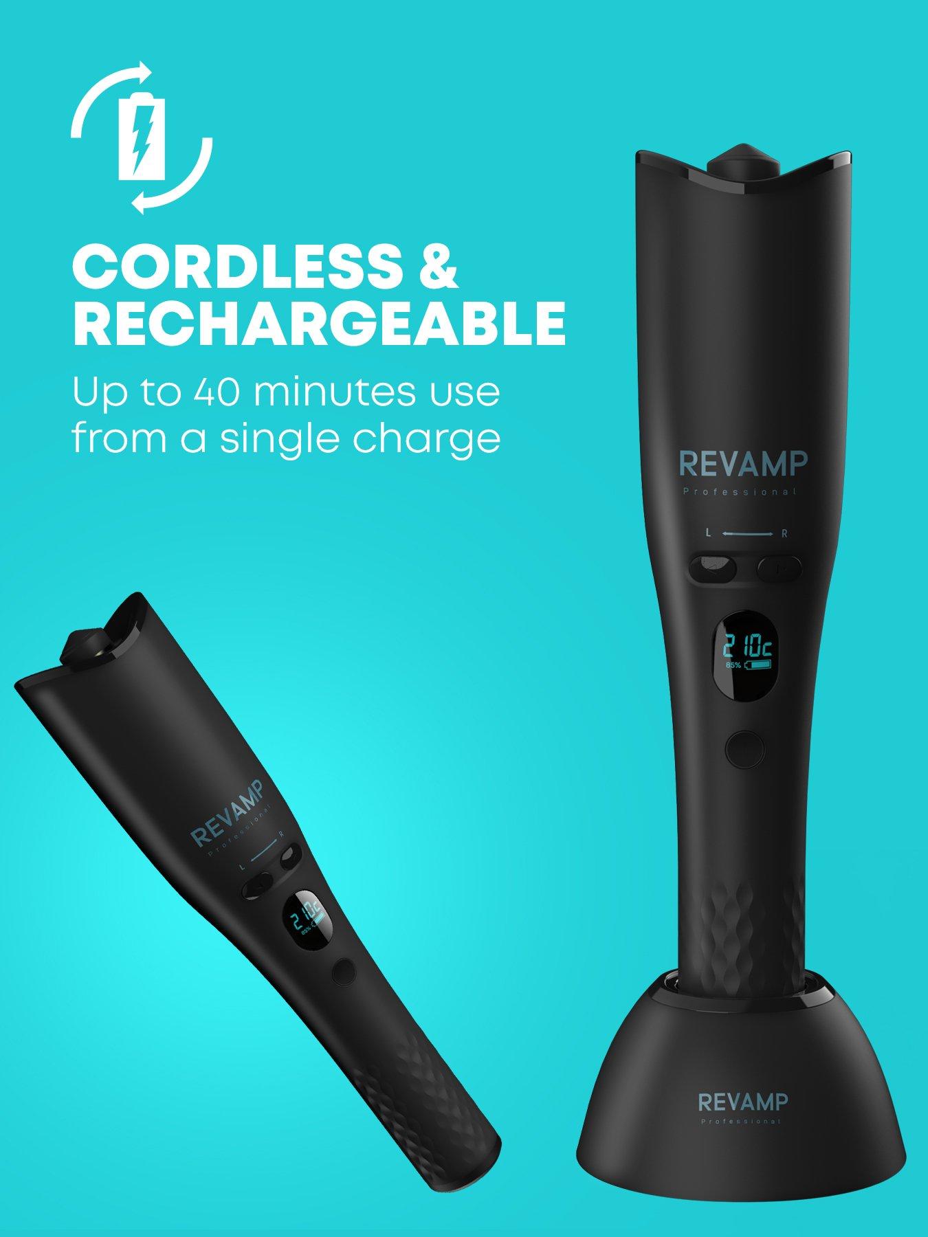 Revamp iGEN Cordless Hollywood Curl Automatic Rotating Curler | Very.co.uk