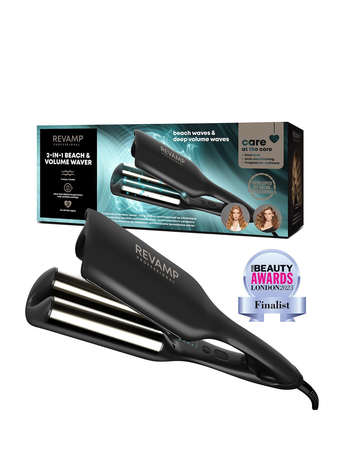 Revamp 2-in-1 Beach  &  Volume Professional Ceramic Waver